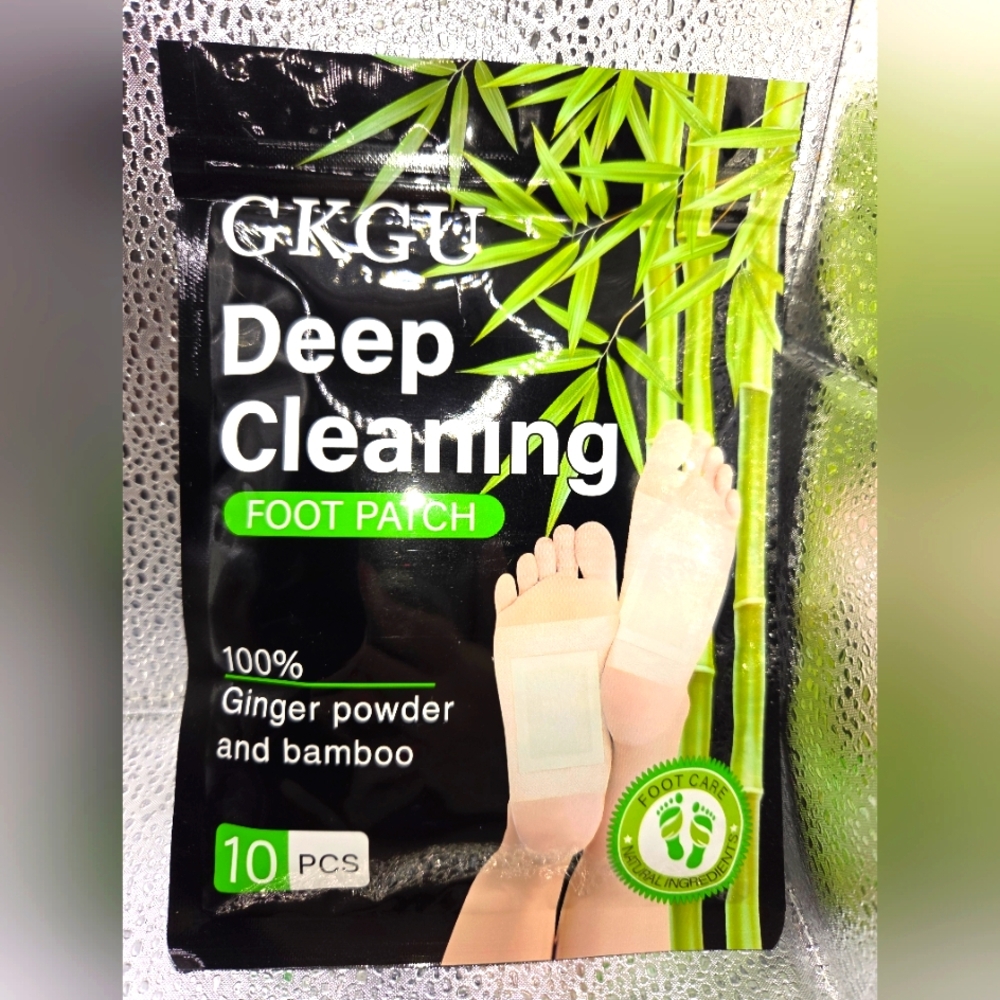 Foot Patch, Deep Cleansing Foot Patch - Black and Green